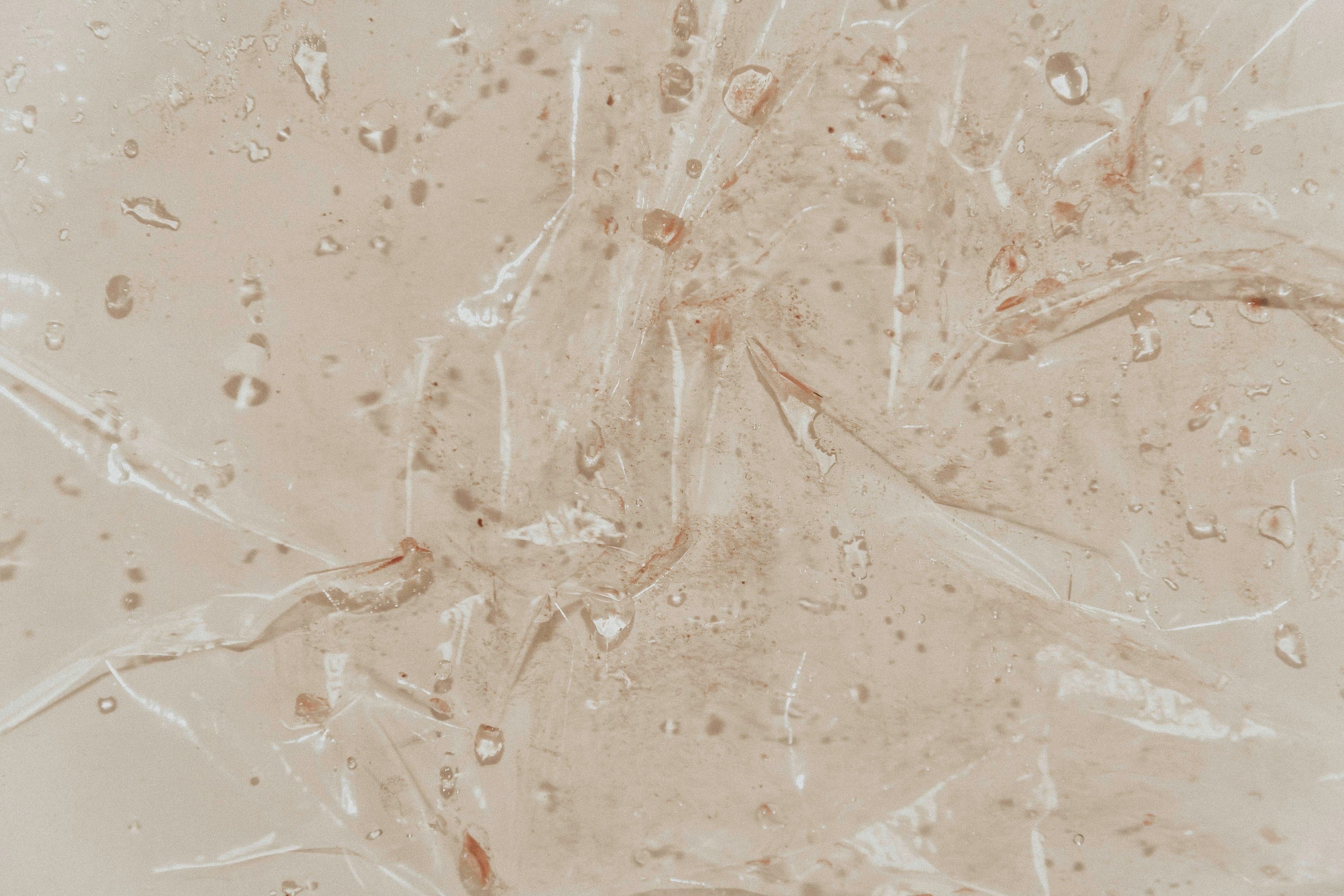 Abstract cream and warm-toned cosmetic texture