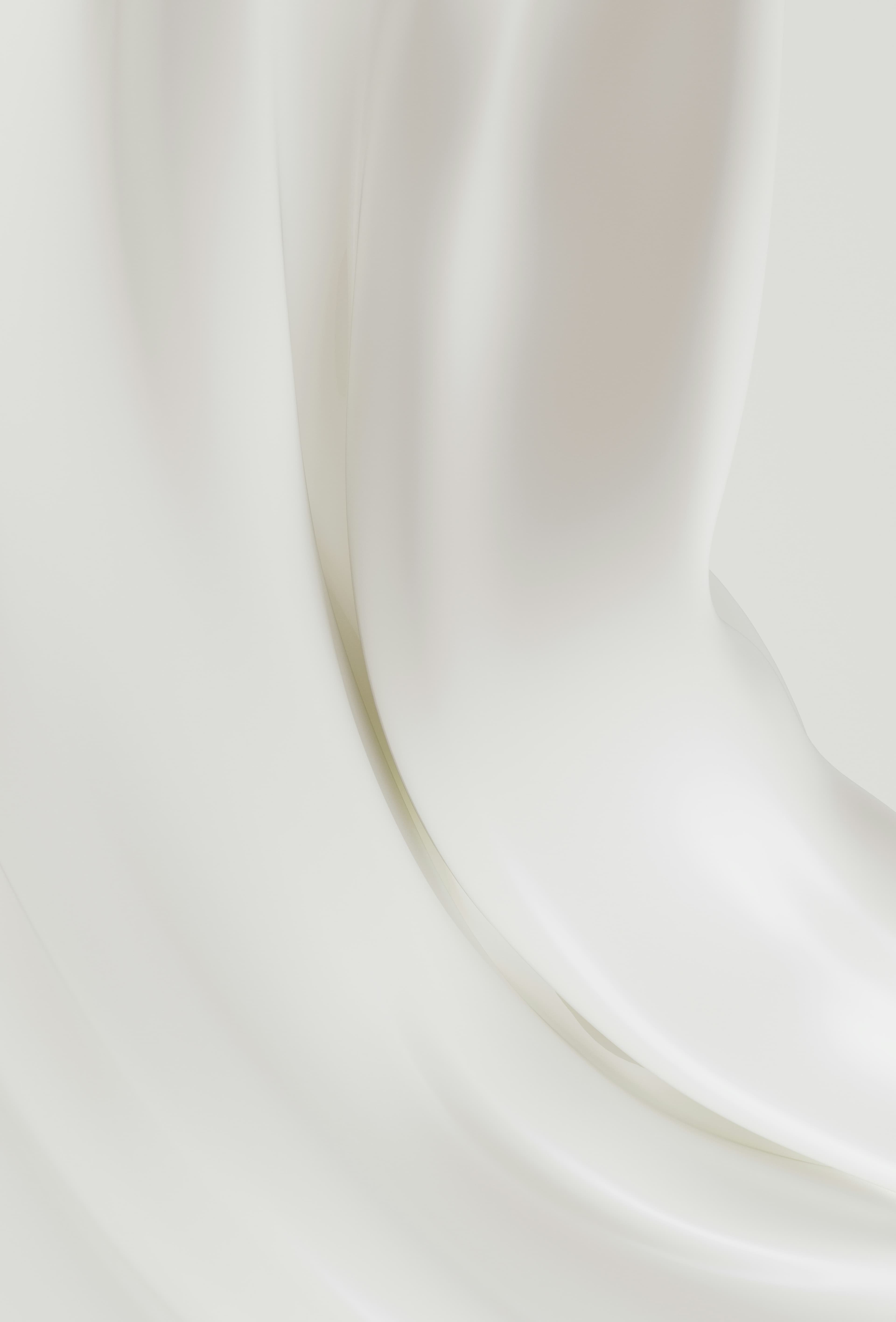 Smooth flowing white cosmetic material